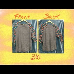 Woman’s 3XL LulaRoe Randy flower top